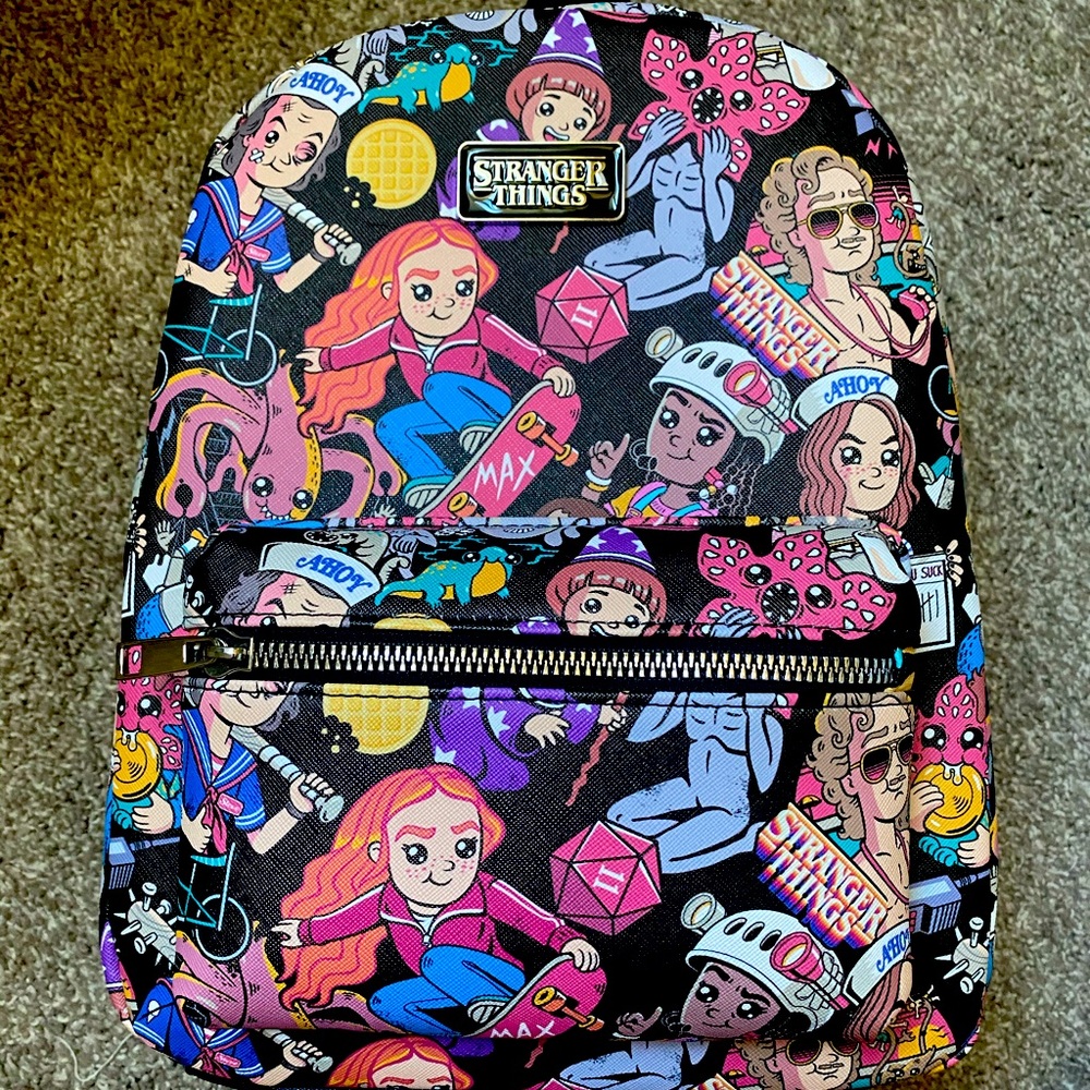Netflix Stranger Things backpack and matching wallet